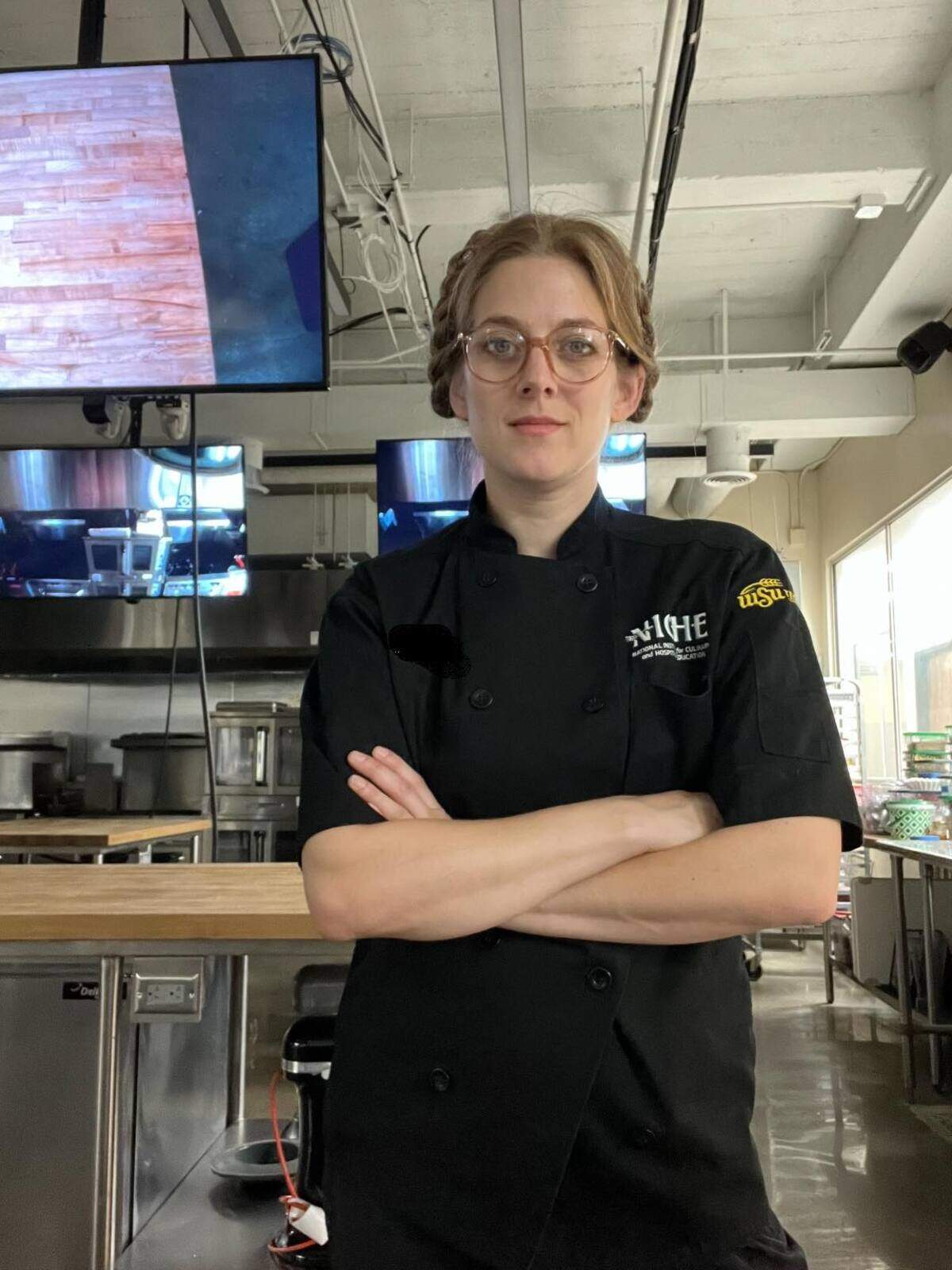Britt Boman will teach pastry classes full time this fall at WSU Tech’s National Institute for Culinary and Hospitality Education.