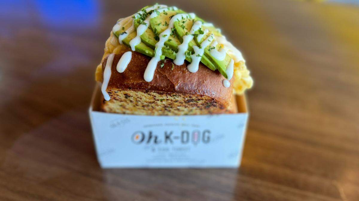 Oh K-Dog opens on Thursday and will specialize in egg toast and Korean corn dogs.