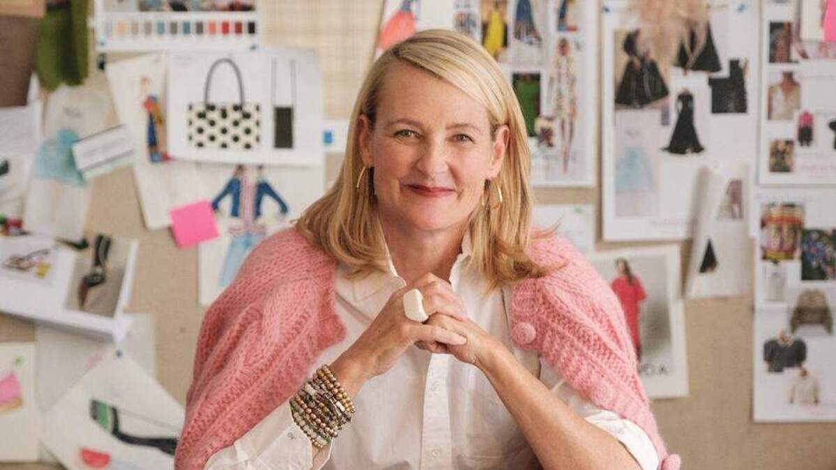 Sedgwick native Elyce Arons, who often combines her Frances Valentine clothing with vintage pieces to create her Outfit of the Day videos on social media. Aspen Boutique and Watermark Books & Cafe are hosting a joint Frances Valentine trunk show and book signing with Arons on Monday.