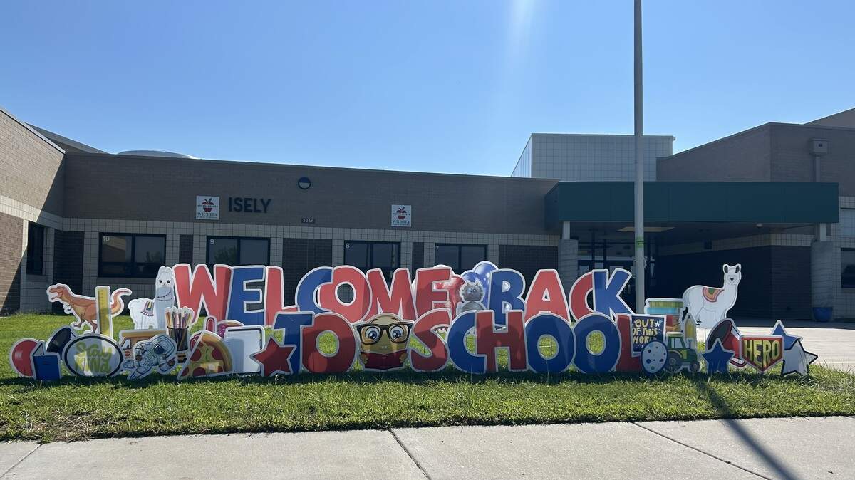 Isely Elementary has transitioned to a K-8 school.