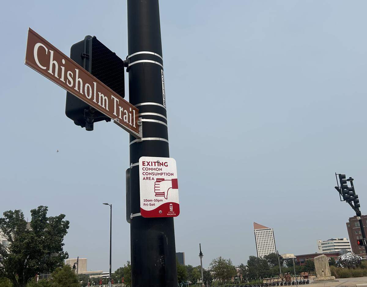 Signs have been placed indicating where common consumption is allowed in Delano.