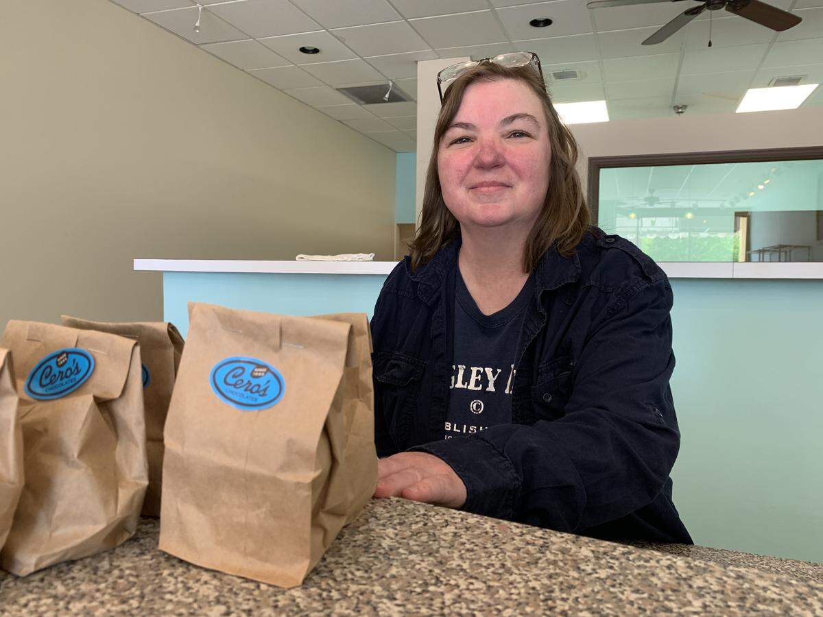 Cero’s Candy owner Betty Albrecht has just moved the shop to a new spot on East Douglas.