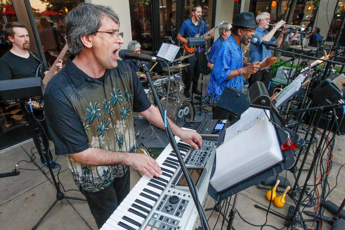 YaYa’s has become known for having live music on its spacious patio on Wednesday, Friday and Saturday nights. This picture from 2015 shows Blue Eyed Soul keyboardist Ben Ornelas as he performs for a YaYa’s crowd.