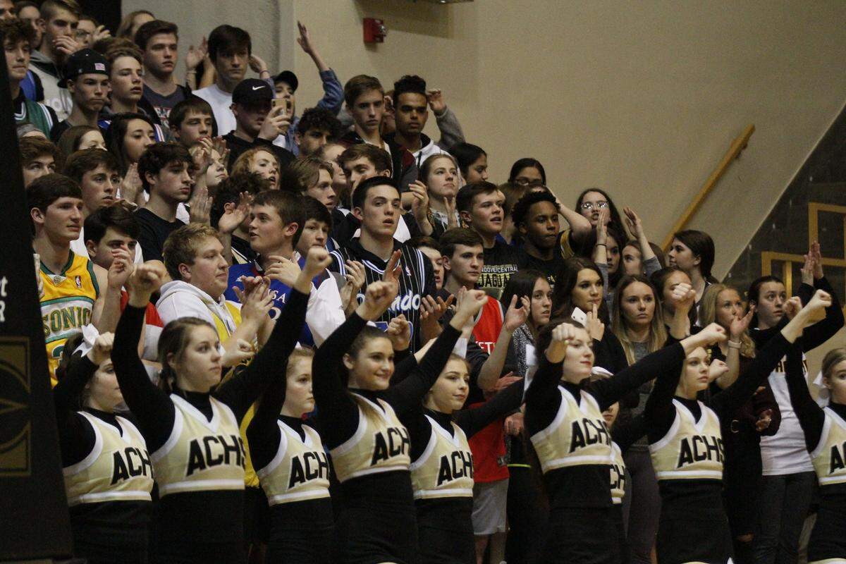 Andover Central high school student section