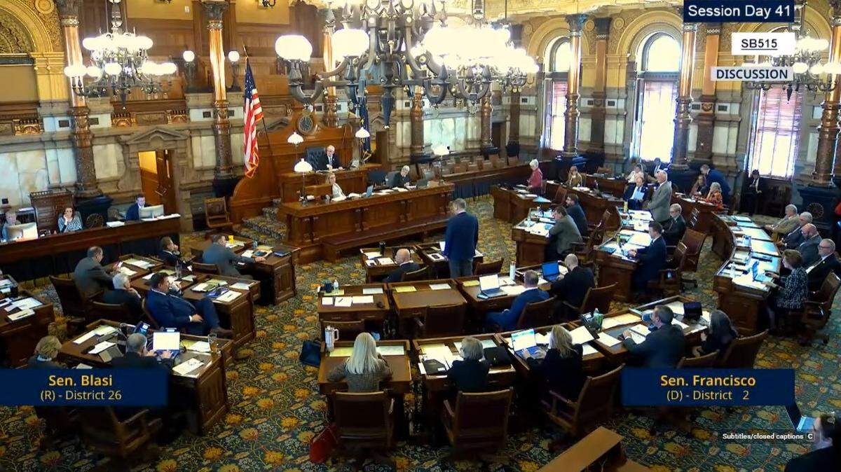 Kansas Senate debates a measure to outlaw school activities on Wednesday evenings, so they don’t conflict with church youth groups.