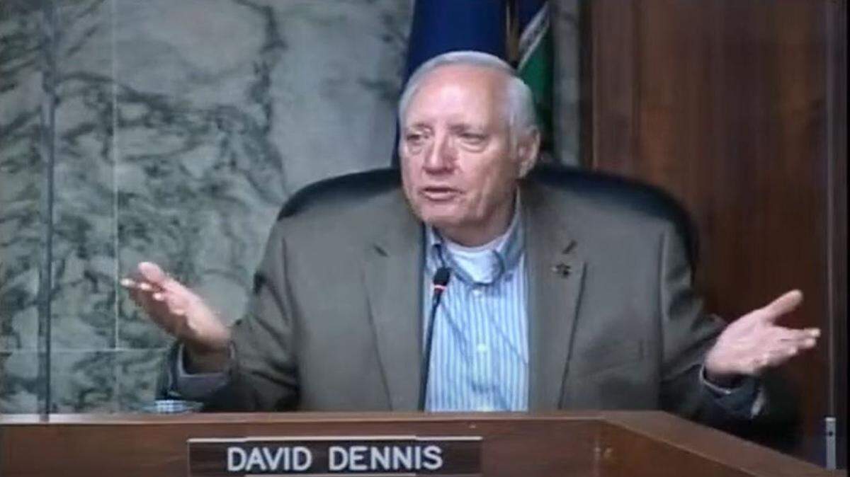 Sedgwick County Commissioner David Dennis stalked out of Tuesday’s commission staff meeting after accusing colleague Jim Howell of lying. The heated moments came during a discussion of whether to bring the county clerk, treasurer and register of deeds under commission control