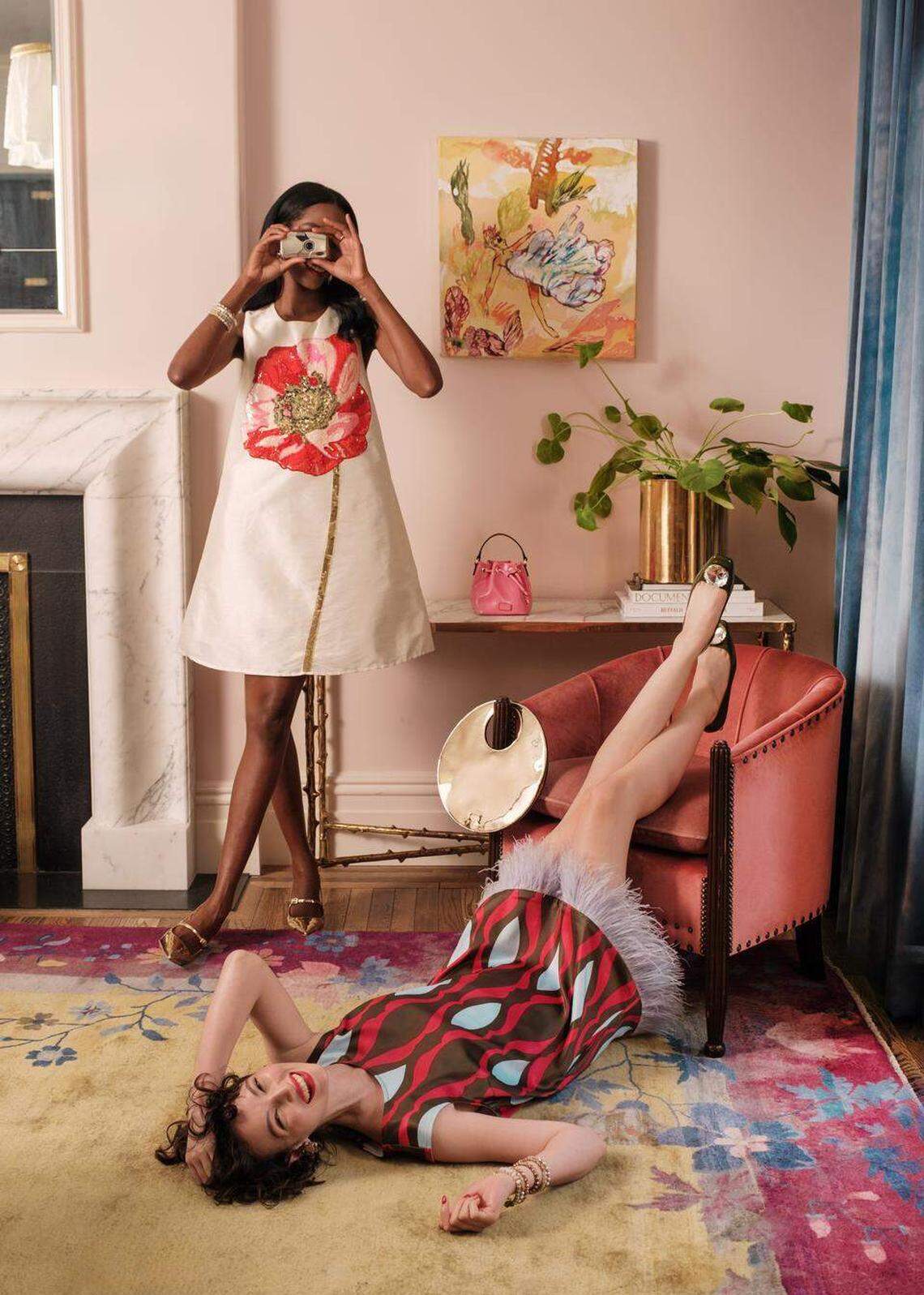 An ad for Frances Valentine, a brand that Wichita-area native Elyce Arons started with her best friend, the late Kate Spade.