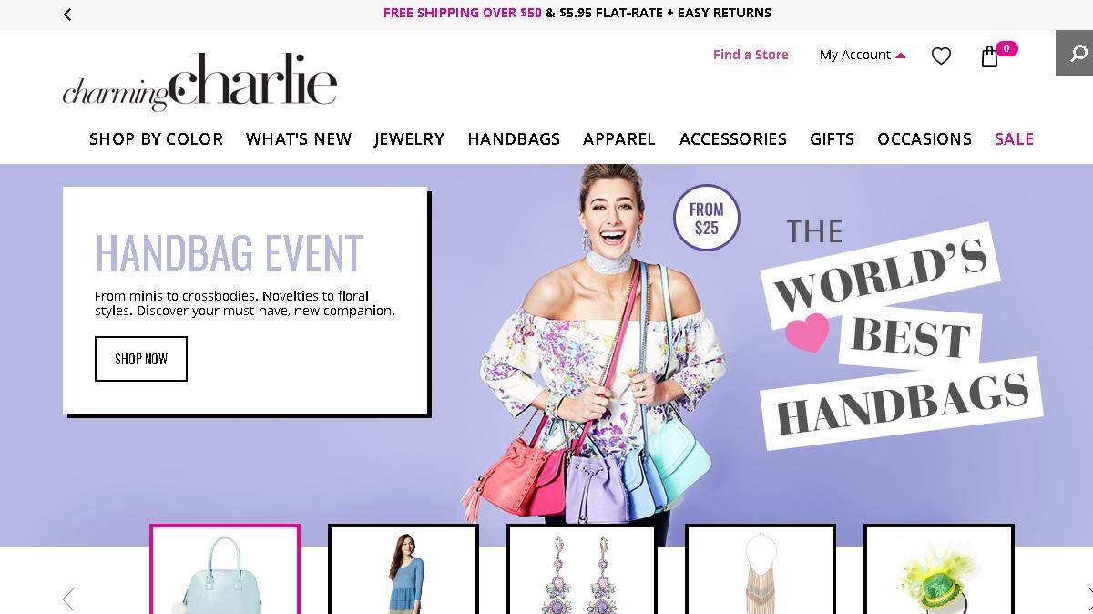 Screenshot of website