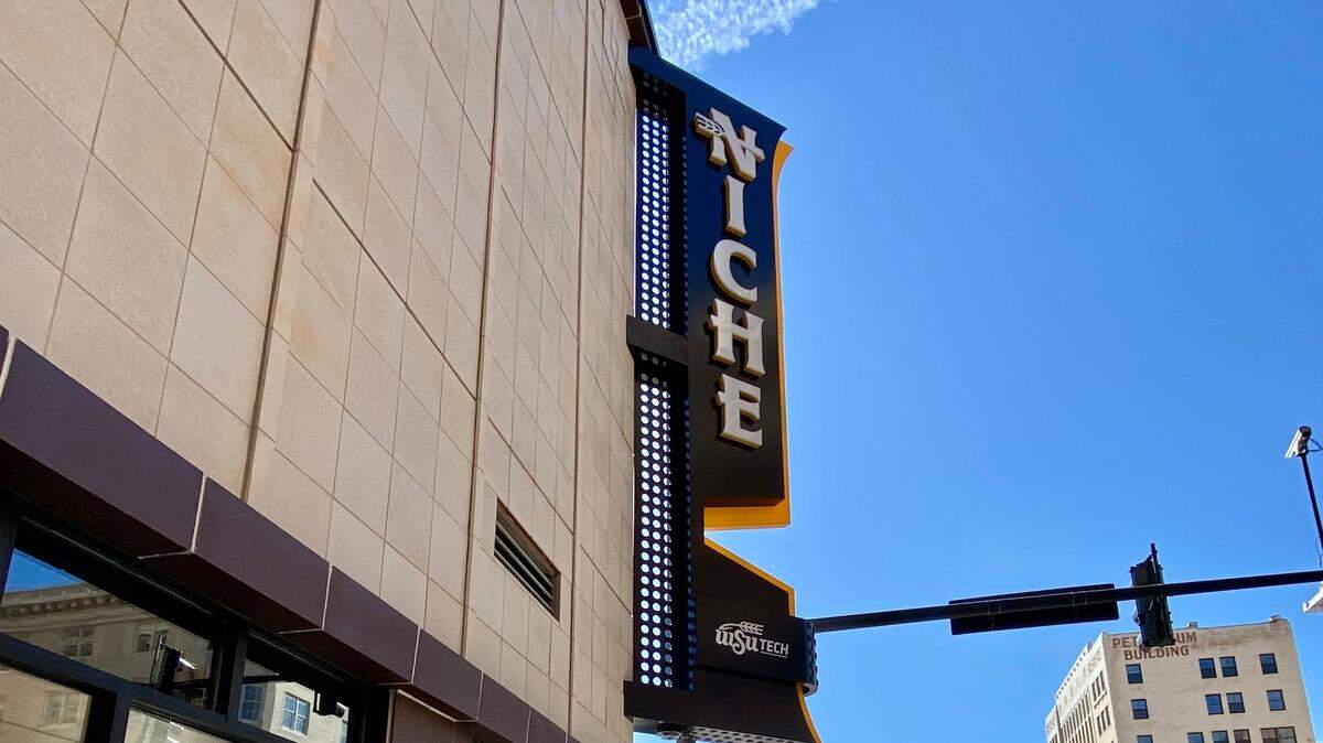 WSU Tech’s The Niche, which will include a culinary program as well as a ramen restaurant and public food hall, is getting closer to complete in downtown Wichita.