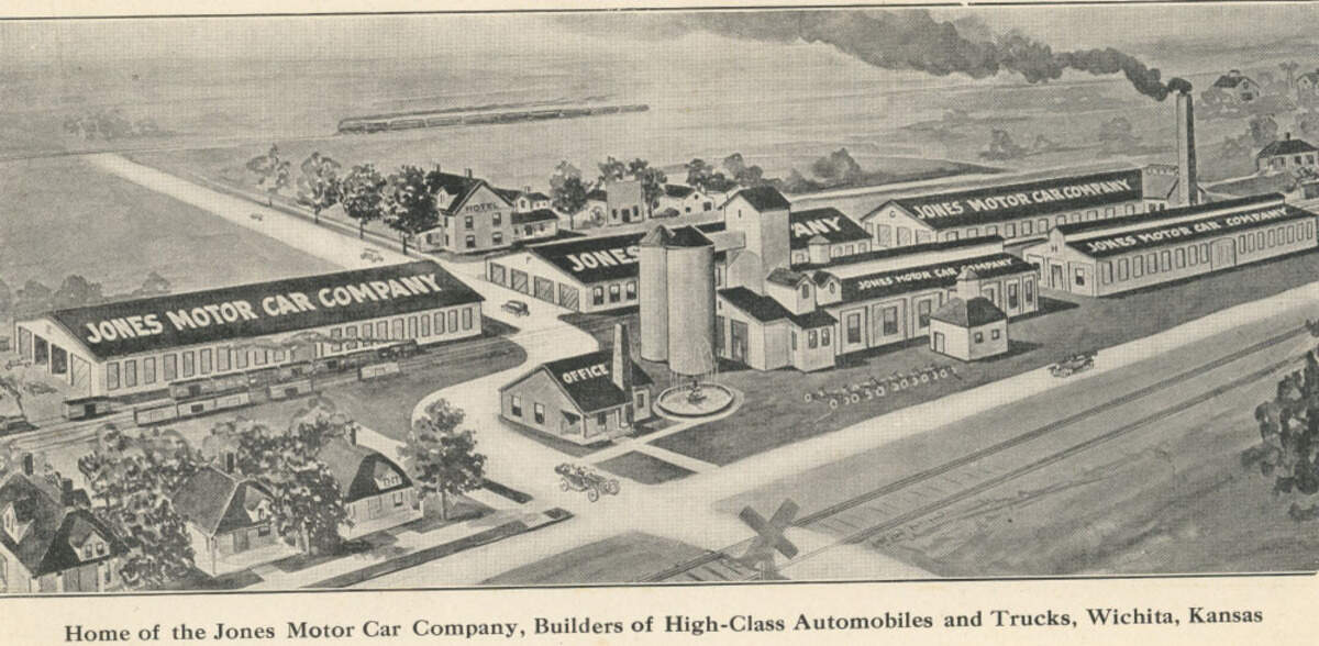 The Jones Motor Car Co. plant on North Broadway, which was in a plant built around the 1880s for a streetcar manufacturer.
