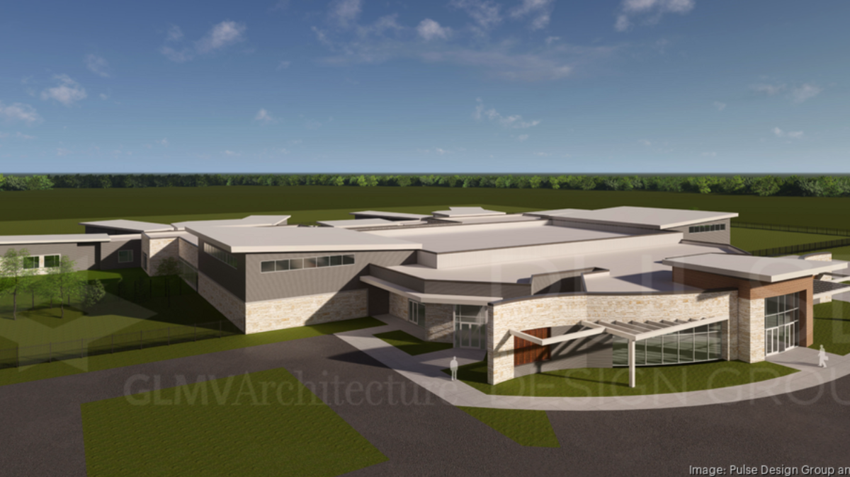 Rendering of the 104-bed psychiatric hospital planned for the southwest corner of MacArthur and Meridian in Wichita.