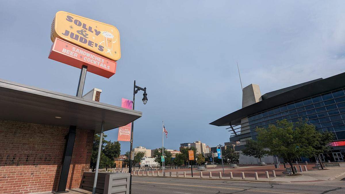 Solly & Jude’s, a sandwich shop and bar that sits south of Intrust Bank Arena, will open soon but is practicing this weekend.