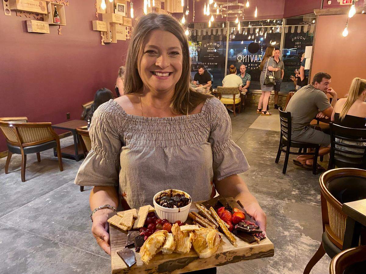 Kristin Dexter Van-Oot is the owner of Love & Co. and makes the chocolate for Alzavino Wine Tavern’s “choc-uterie” boards.