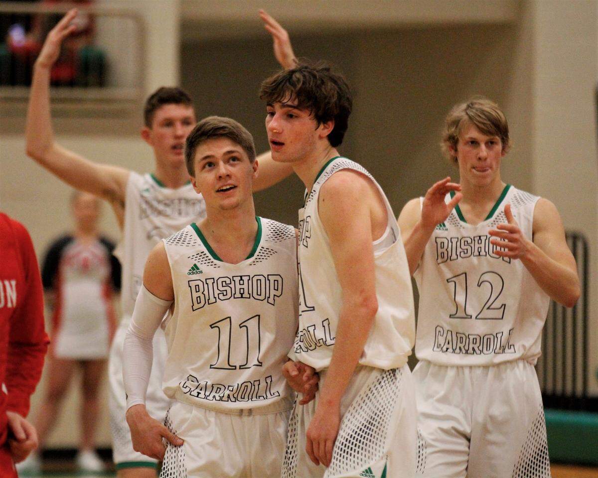 Bishop Carroll’s Carsen Pracht, Tanner Mans and Gunner Lynch