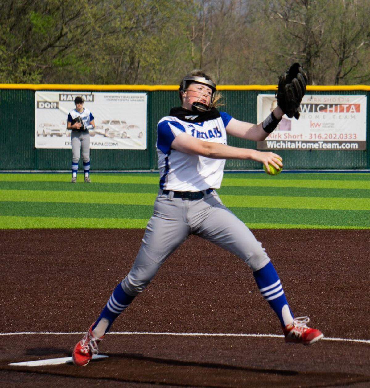 Andover senior pitcher Tess Eubank