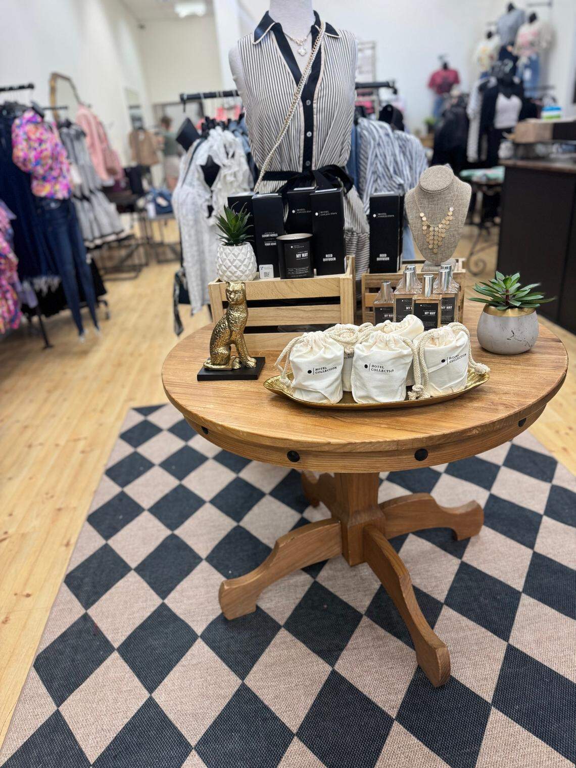 Nicole Hedges-Campos said she’s being intentional with both products and their placements in her new Elevated by Nicole stores. She said she’s going to look to customers to guide her on what to stock and in what sizes.