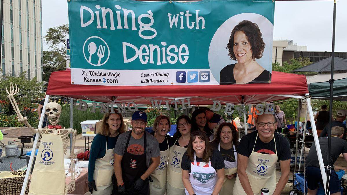 Dining with Denise was last at the Wichita Wagonmasters Downtown Chili Cookoff in 2019 but will return on Saturday.