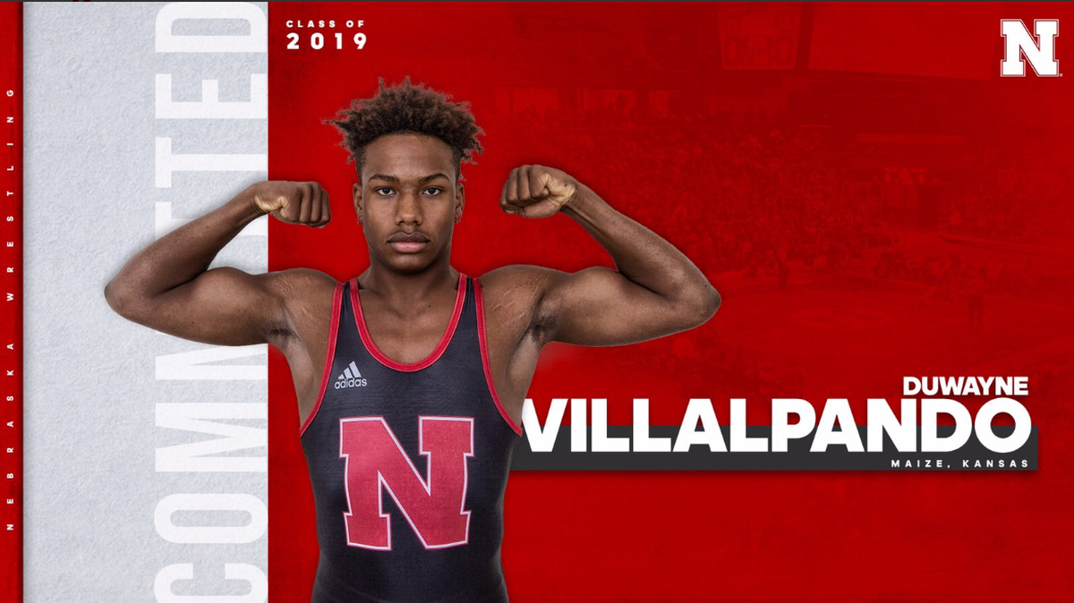 Maize junior wrestler Duwayne Villalpando verbally commited to Nebraska on Tuesday via Twitter.