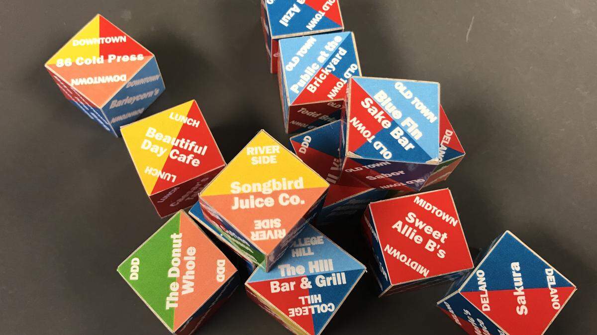 ICT Dining Dice will help you decide where to dine out in Wichita when no one else will.