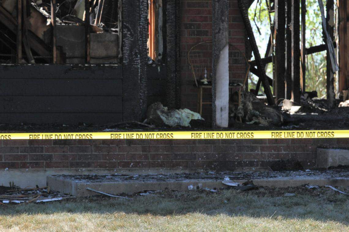 A three-alarm fire resulted in the total loss of a home in Andover early Sunday morning, according to Andover fire officials.