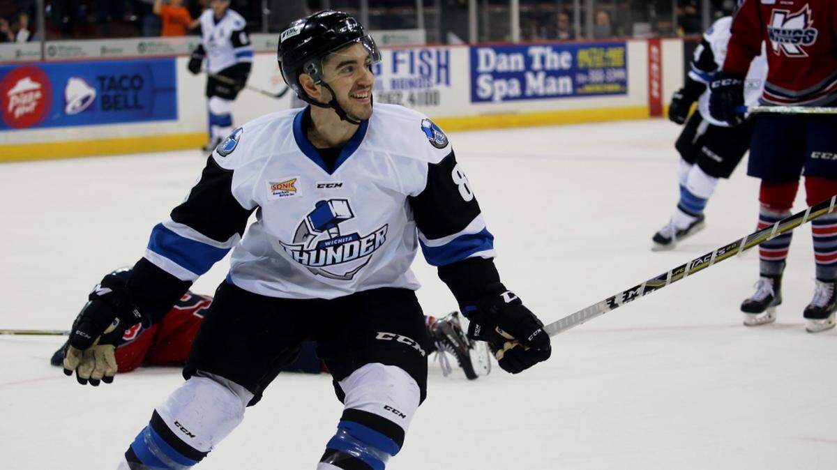 The Wichita Thunder announced on Friday they have resigned Ralph Cuddemi, who was the team’s leading scorer during their Kelly Cup playoff run last season.