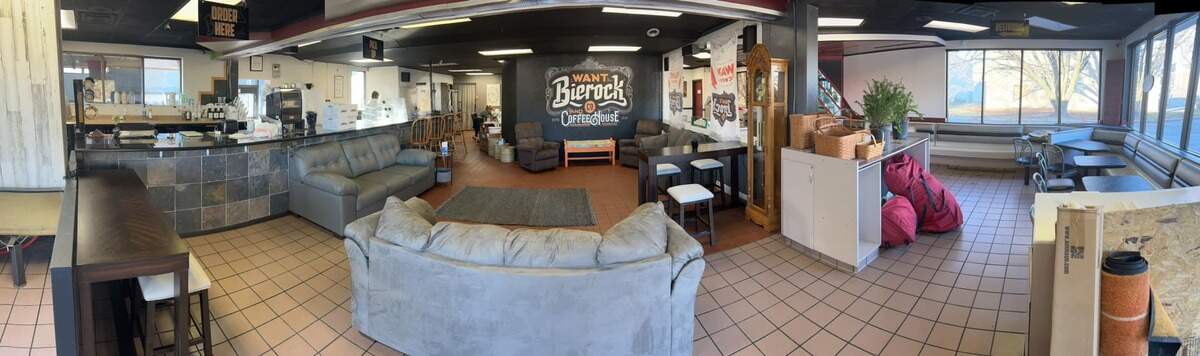 Want Bierock Company and Coffee House is reopening the cafe building to customers on Feb. 1.