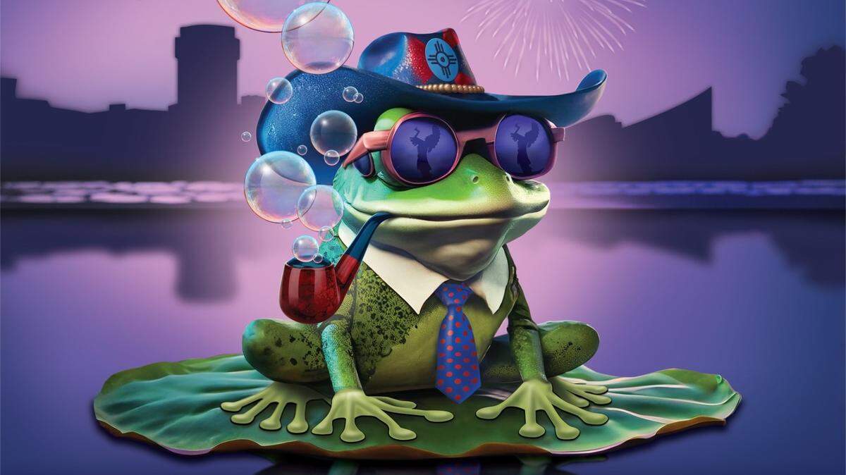 “Wichi-Toad” is the star of the winning Riverfest poster contest for 2024. The artwork, created by local designer David Allen, has been criticized on social media because of its use of Artificial Intelligence.