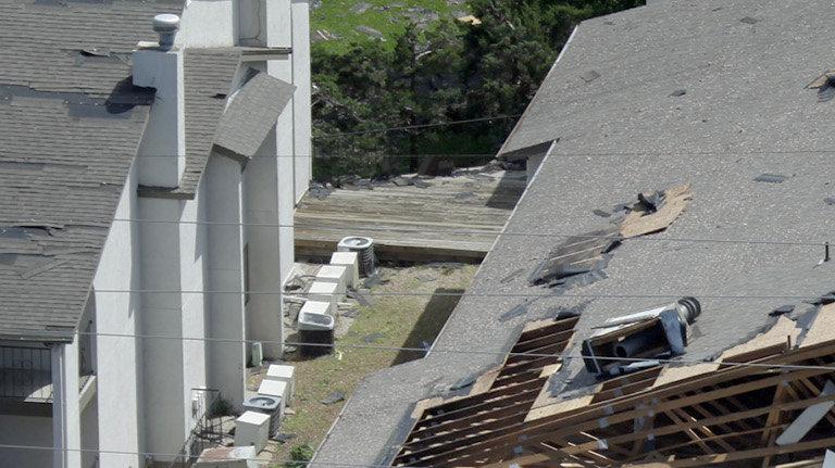 2012 Oaklawn tornado, aerial photos