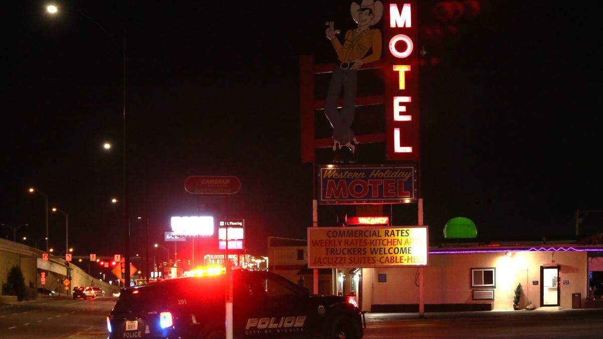 Wichita police responded to a shooting at the Western Holiday Motel in west Wichita Tuesday evening.