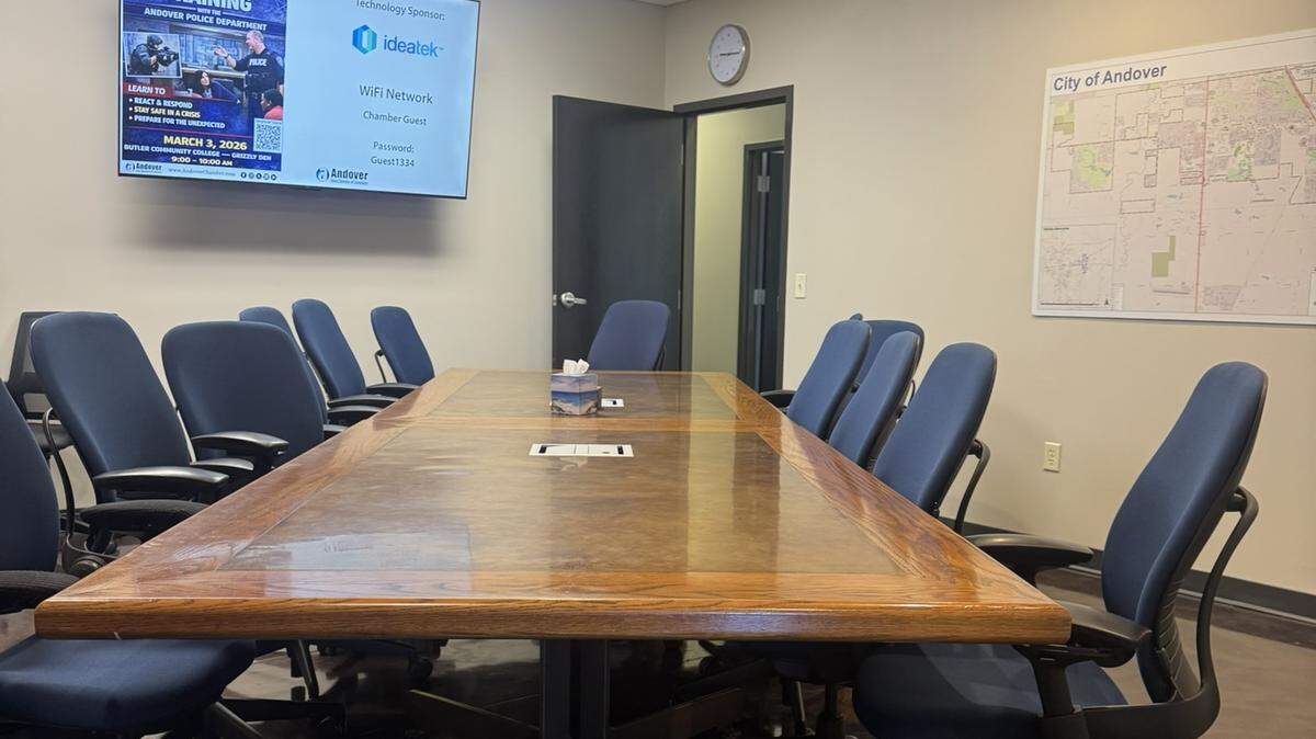 So far, the conference room at the new Hub Andover is proving popular, so the Andover Area Chamber of Commerce may add another one to the co-working space.