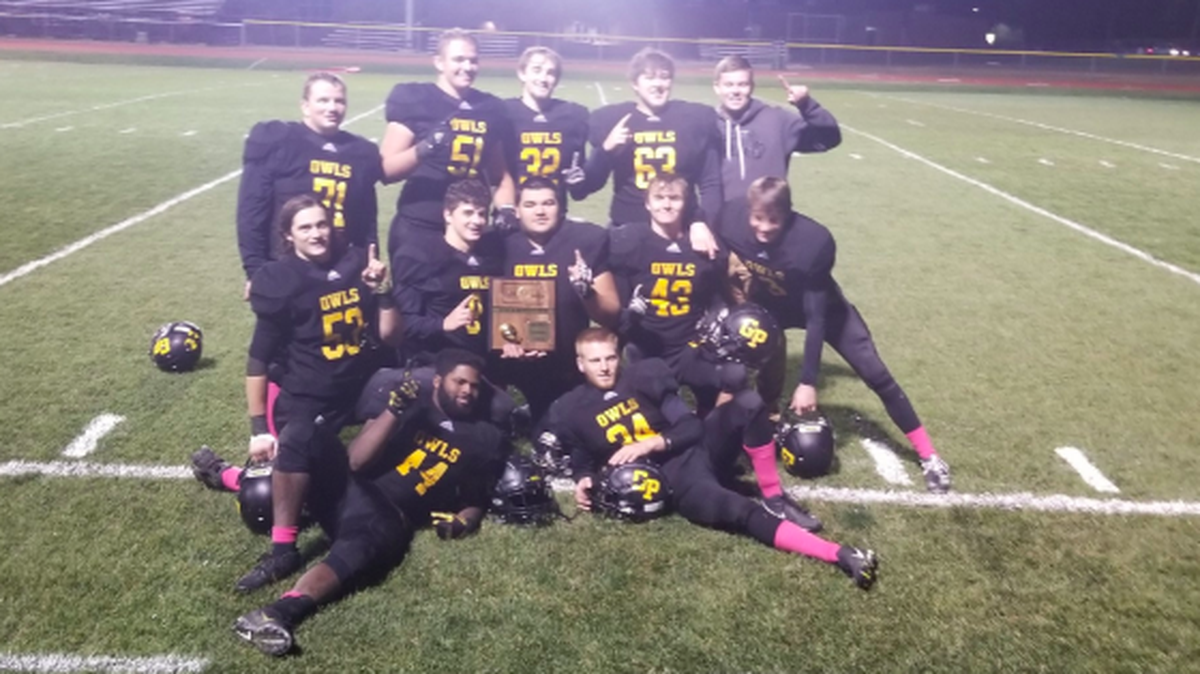 For the first time in their four-year careers, the Garden Plain senior class picked up a win over Conway Springs on Friday with a 32-21 win to improve to 8-0 and win the district title.