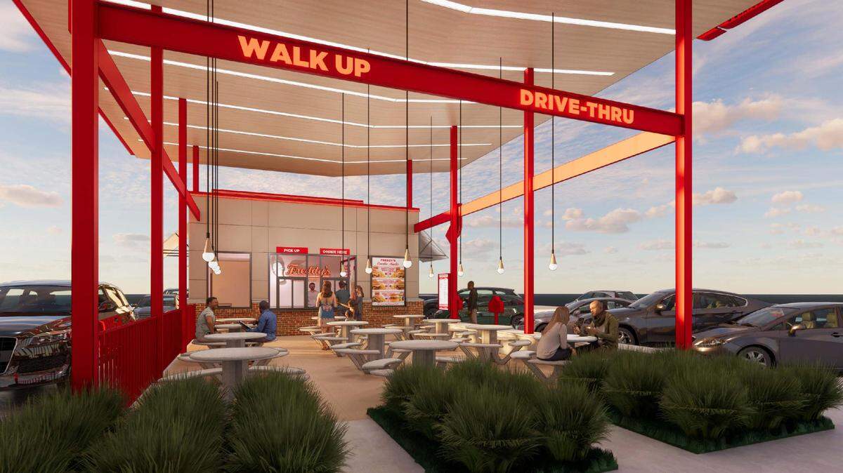 The first dining room-free Freddy’s is under construction now in Salina and should be open by late August.