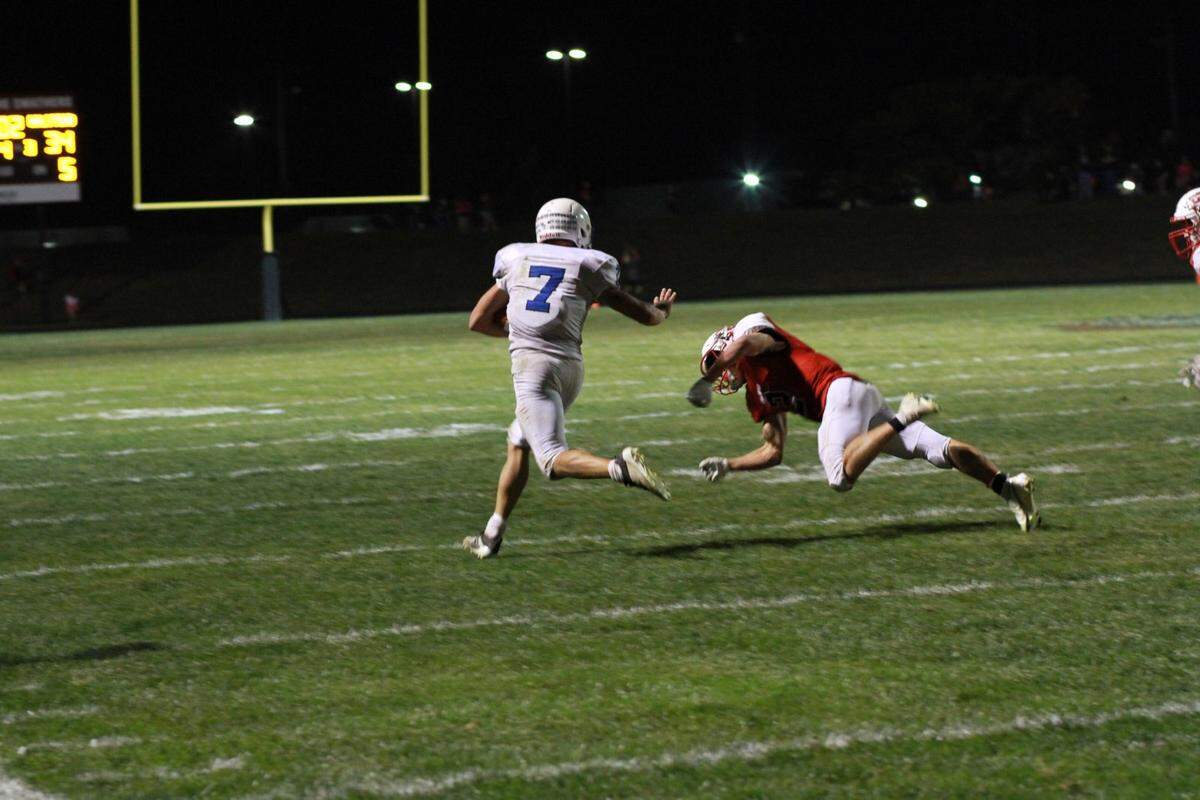 After six games, Halstead senior Lakin Farmer has averaged 10 yards per carry, rushed for 1,507 yards and scored 18 touchdowns.