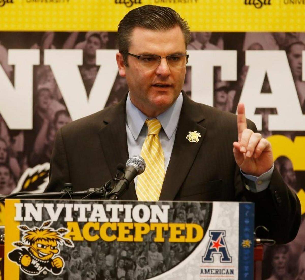 Wichita State athletic director Darron Boatright signed a two-year contract extension that will keep him with the department through the 2023-24 school year.