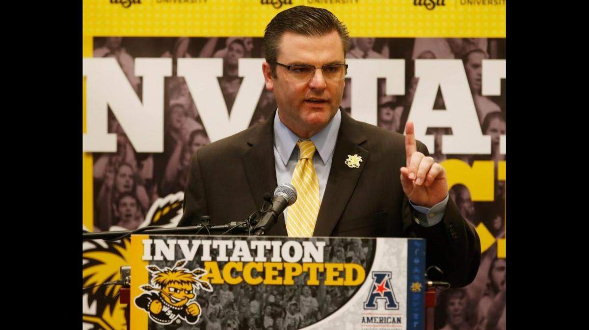 Wichita State athletic director Darron Boatright was fired on Wednesday.