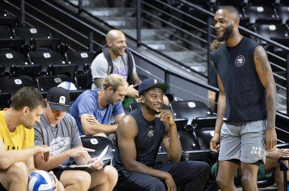 The AfterShocks conducted their first practice at Koch Arena on Tuesday in preparation for Saturday’s debut game.