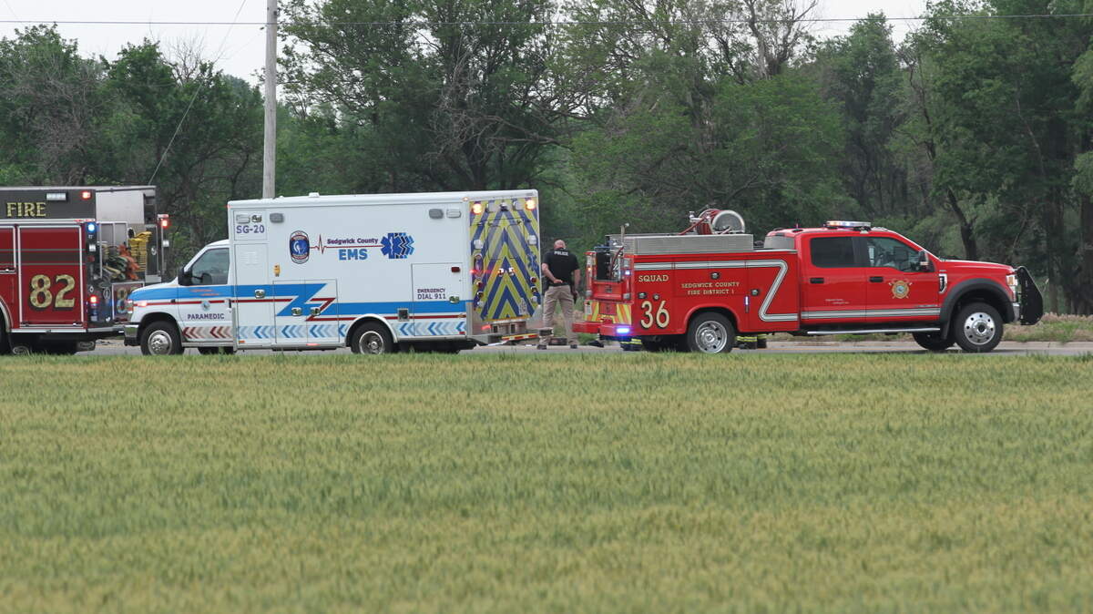 A man and woman from the Sedgwick and Butler County area are dead after a head-on collision involving a stolen truck.