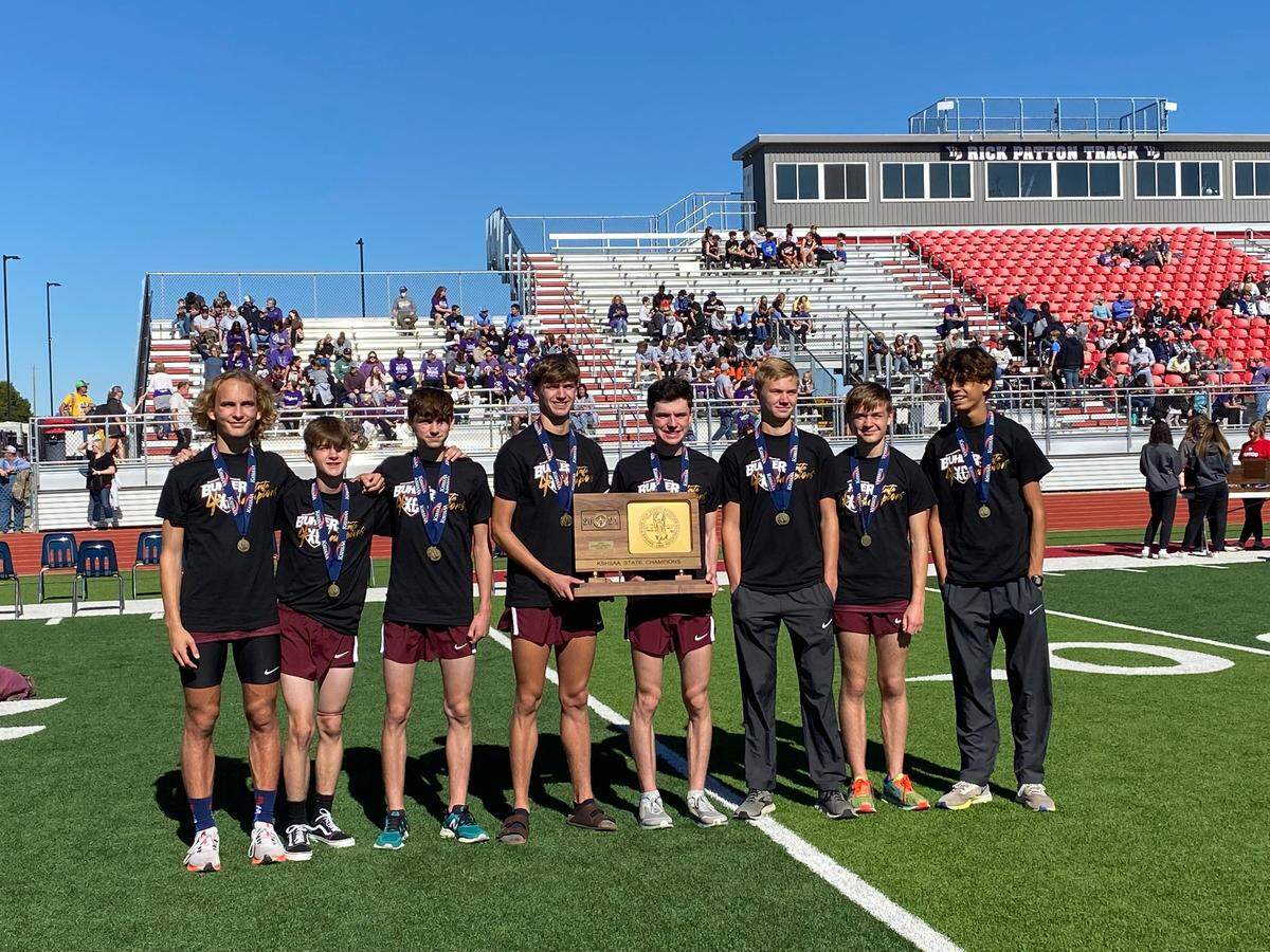 The Buhler boys cross country team won its fourth straight Class 4A team championship on Saturday.