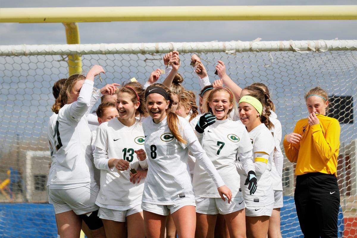 Bishop Carroll girls soccer team