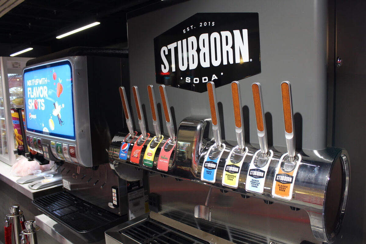 Concessions at the new Boulevard Theatres are self-serve. Co-owner Tyler Cooper said customers can make their drinks the way they like them “and do the exact amount of butter you want on your popcorn.”