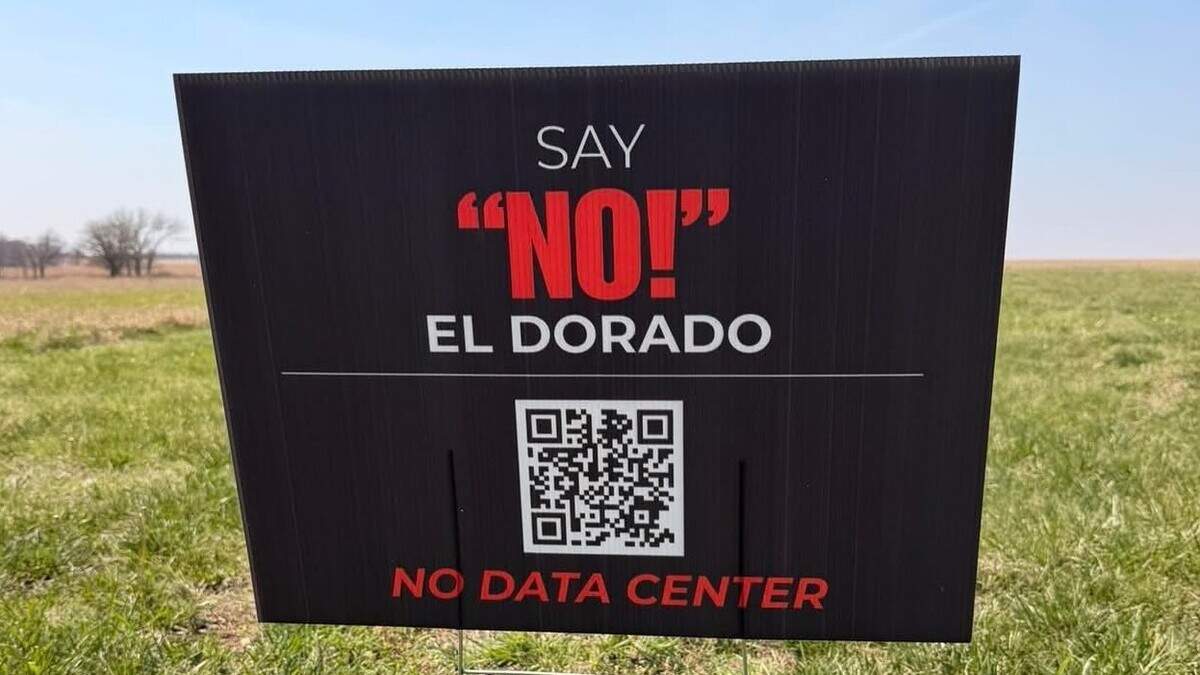 Residents in El Dorado, Kansas, submitted a petition to the city that seeks to ban data centers and battery energy storage systems in the city’s zoning limits.
