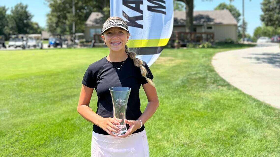 Newton father-daughter pairing aims for Kansas high school golf title