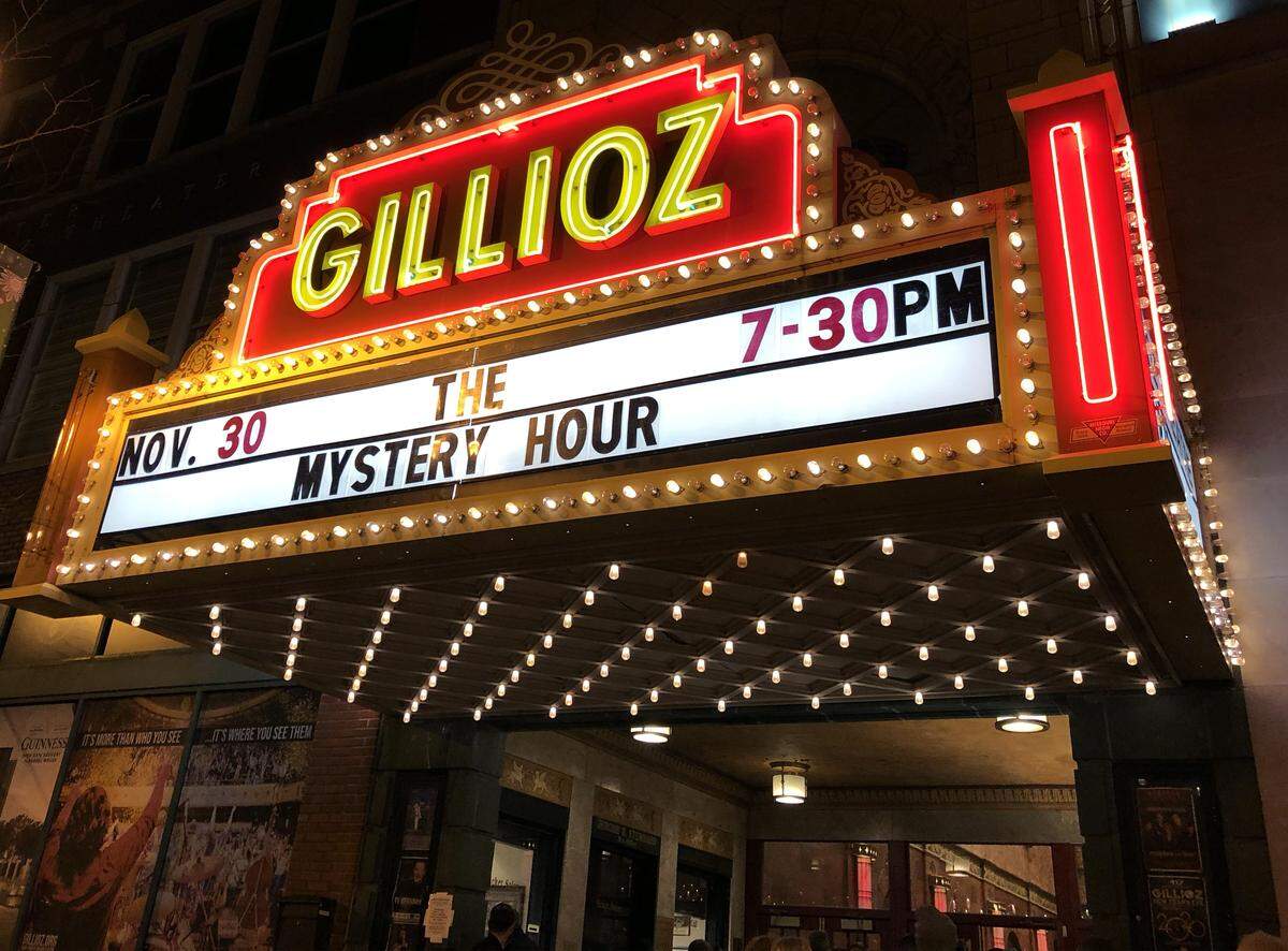 “The Mystery Hour” is a 30-minute late night show that was taped before a live studio audience of about 500 people at the historic Gillioz Theatre in downtown Springfield, Missouri. Production is on hiatus during the pandemic, though you can see past episodes on the show’s YouTube channel. Host Jeff Houghton is creating new segments and airing them on Facebook.
