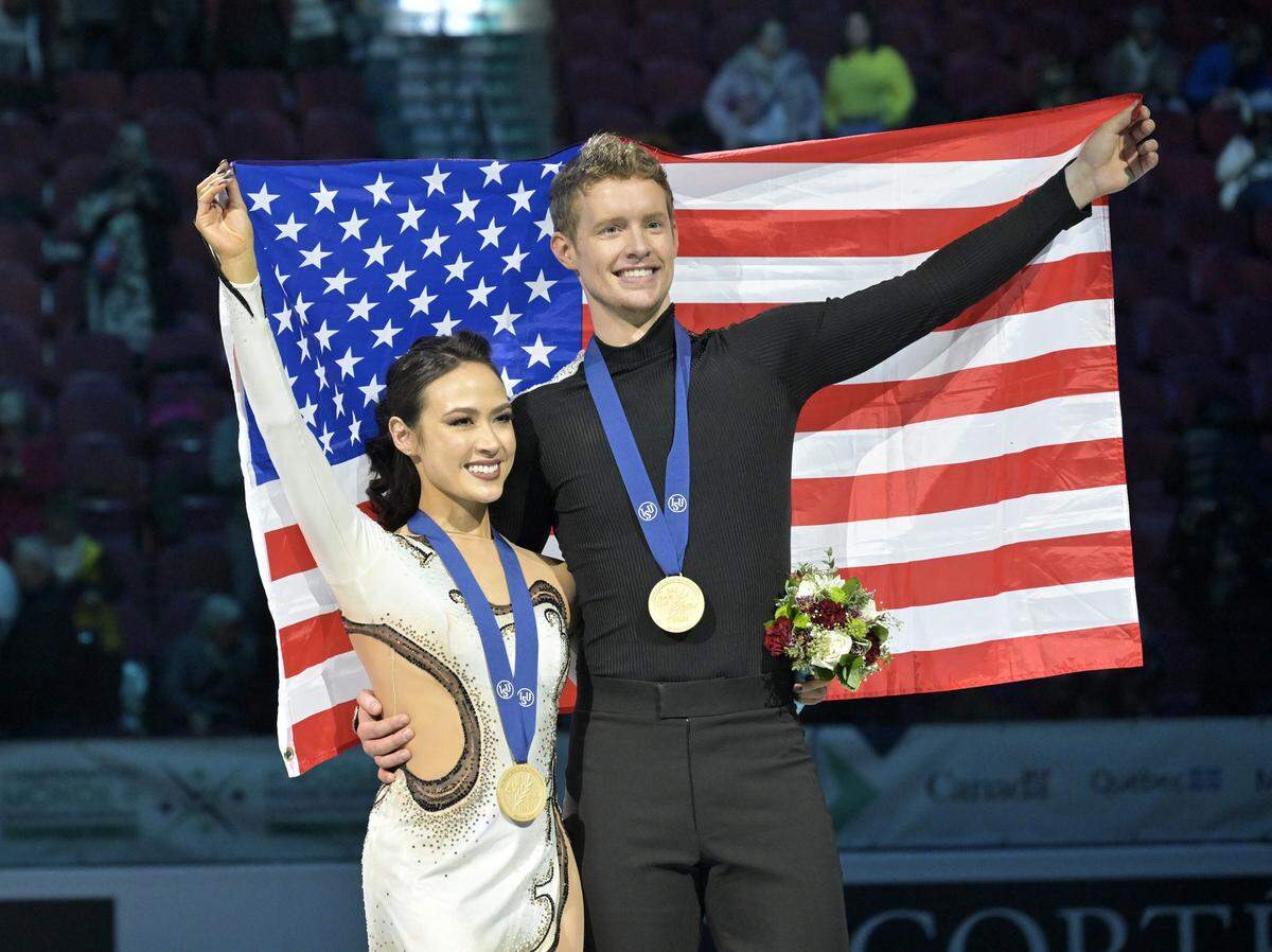 Madison Chock and Evan Bates will look to defend their ice dance crown in Wichita this week, as the duo won a gold medal at the 2022 Winter Olympics.