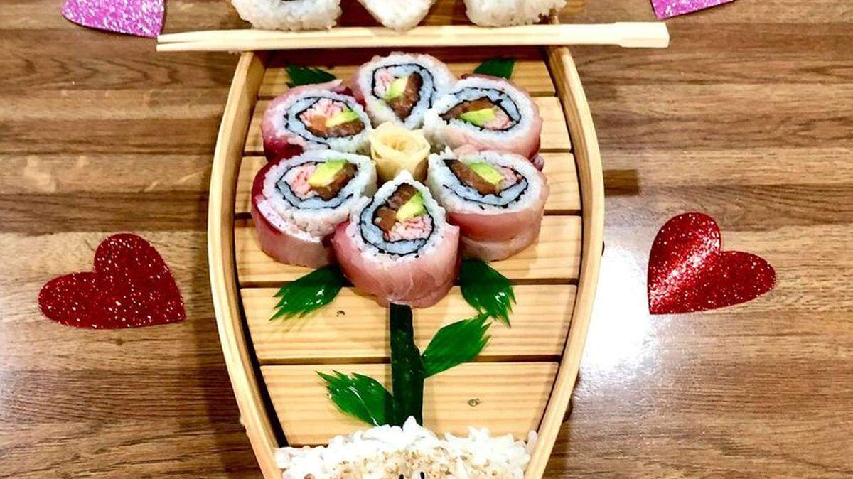Customers can learn to make their own sushi rolls, then eat them, as part of a special Valentine’s Day event at restaurant Oh My Sushi in Wichita.