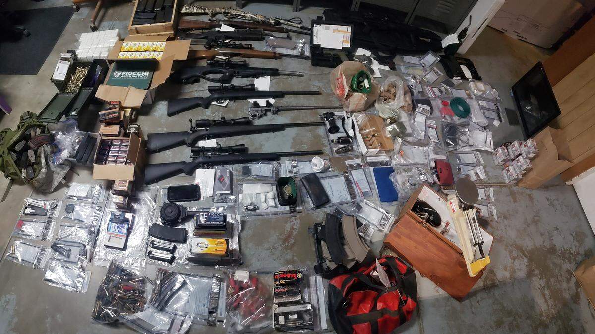 Pictured are items that multiple Kansas law enforcement agencies seized after an investigation in Larned.