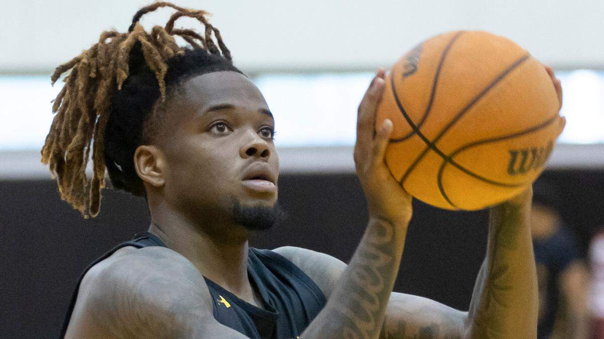 Newcomer Gus Okafor has been a standout in the weight room this offseason for the Wichita State men’s basketball team.