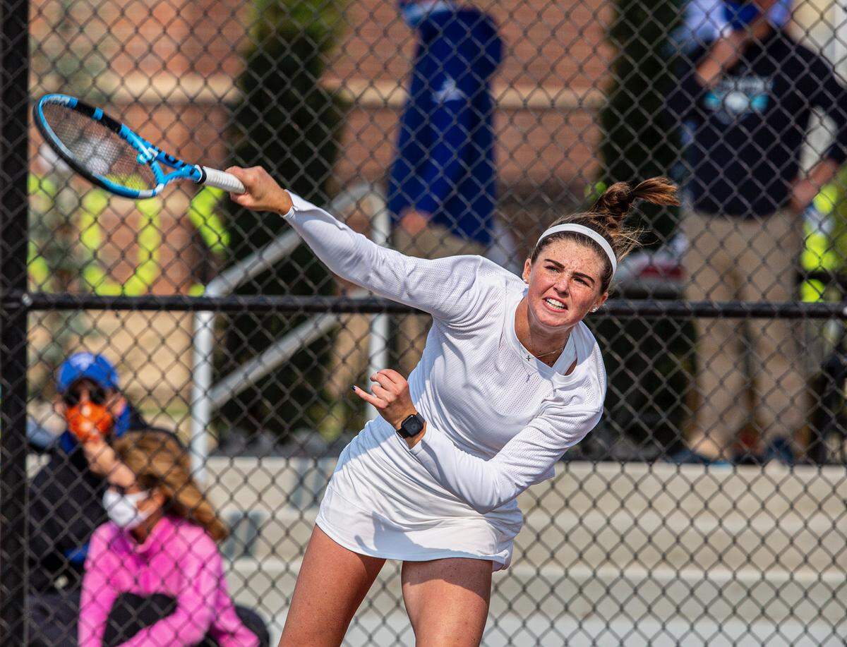 Kapaun Mt. Carmel senior Clara Whitaker wrapped up one of the best careers in Kansas history, as she won her fourth individual state championship this season.