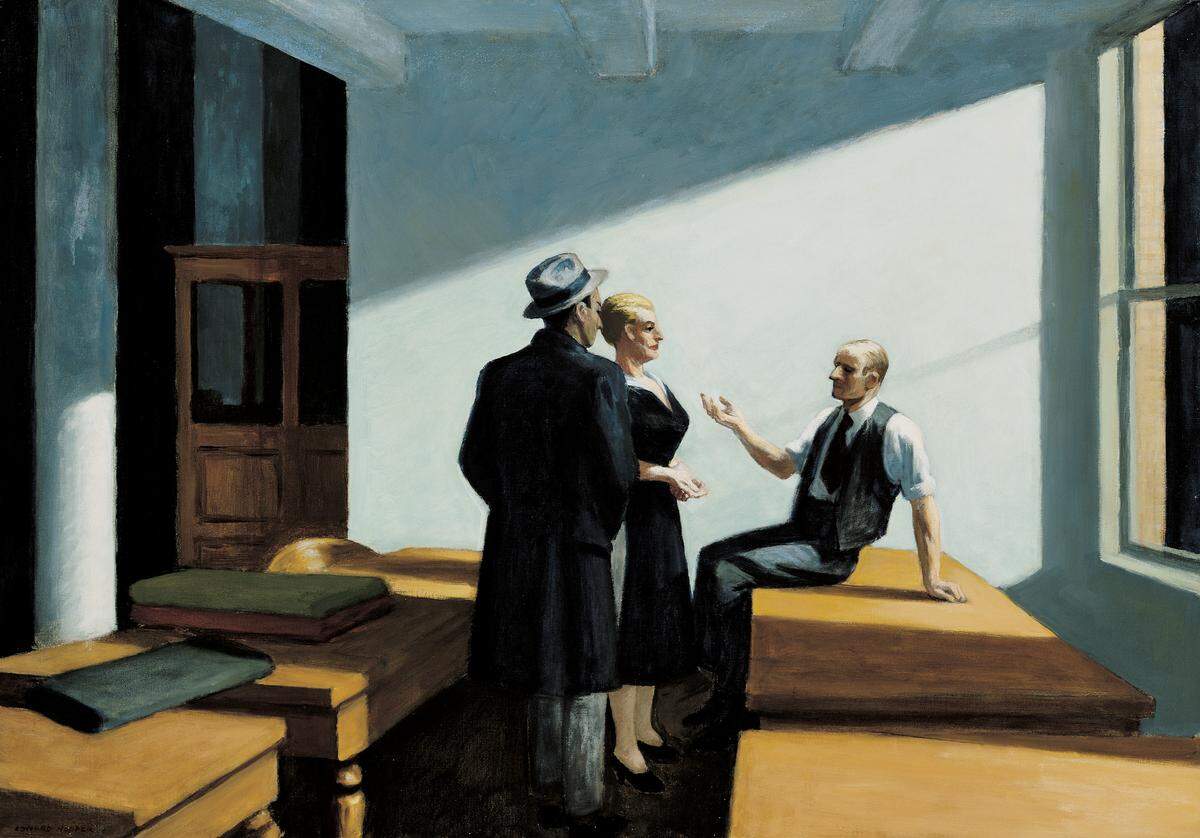 Edward Hopper’s “Conference at Night” is a central piece to the Wichita Art Museum’s core collection of American art. The museum is deaccessioning a Henry Moore sculpture to buy more American art, which some see as a controversial move. However, WAM director Anne Kraybill said it’s a practice that’s done all the time. She noted that the Whitney Museum of American Art happens to be deaccessioning a Hopper piece to raise money for other pieces.