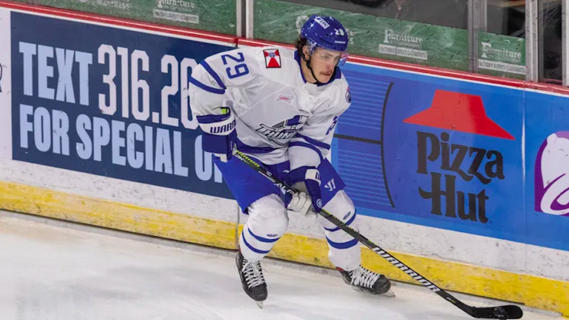 ECHL All-Star Brayden Watts continues breakout hockey season in Wichita Thunder win